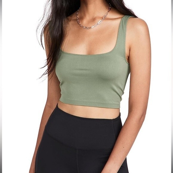 NWT FP Day Square Neck Sleeveless Cropped Brami. Size XS/S (could fit a M) - Picture 6 of 12